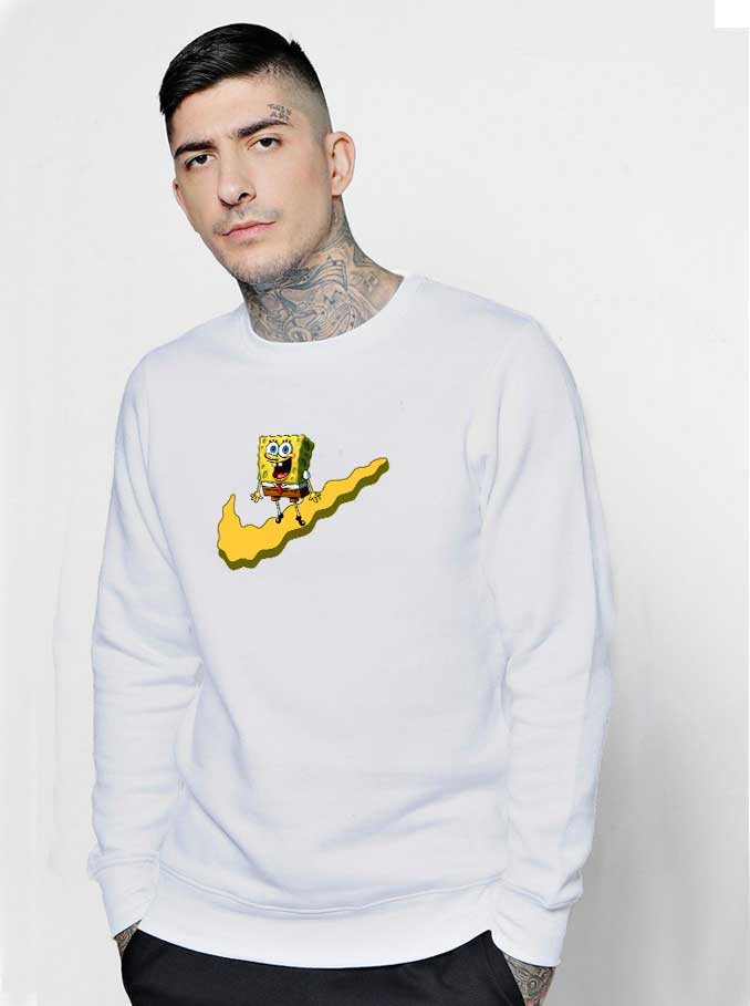 spongebob nike sweatshirt