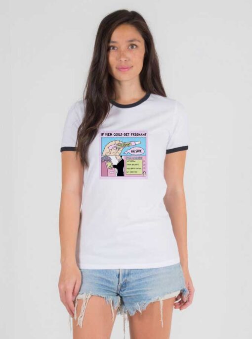 Abortion Womens Ringer Tee