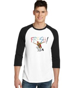 Fresh Prince Spray Sleeve Raglan Tee