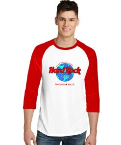 Hard Rock Cafe Niagara Falls Sleeve Raglan Tee