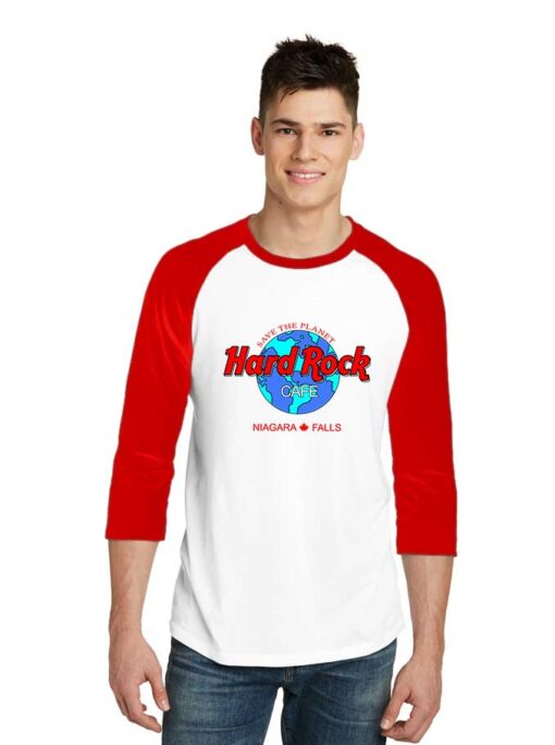 Hard Rock Cafe Niagara Falls Sleeve Raglan Tee