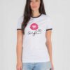 Lips Ariana Grande Signature Ringer Tee