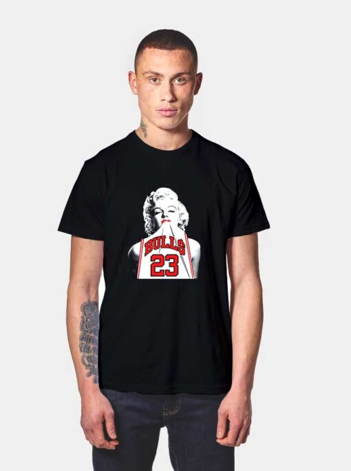 Marilyn Monroe Bulls 23 Jordan T Shirt