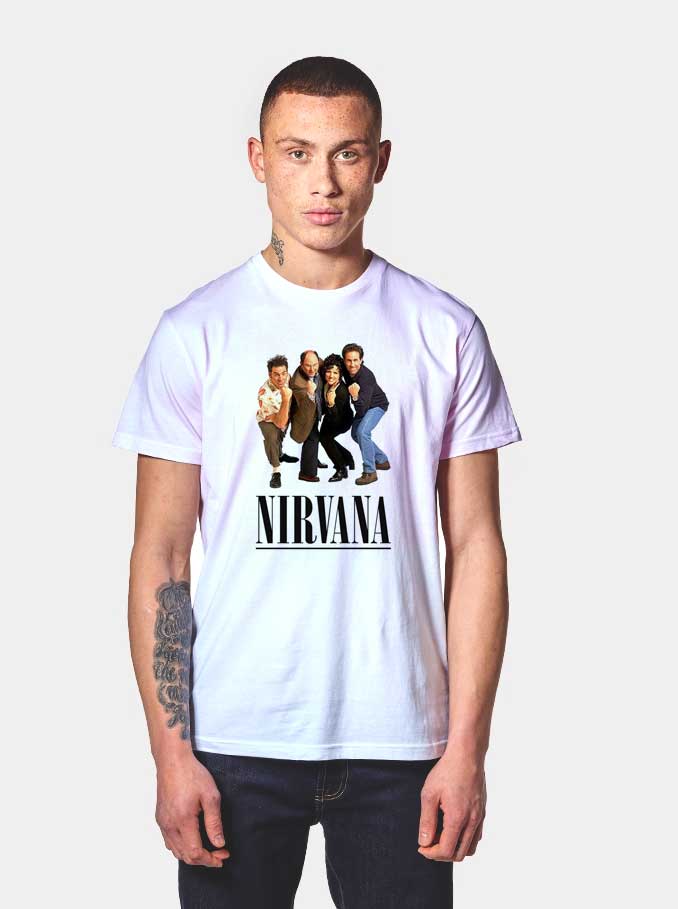 Buy Nirvana Seinfeld T Shirt On Sale - Best Nirvana Shirt Outfits