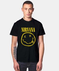 nirvana shirt smiley face