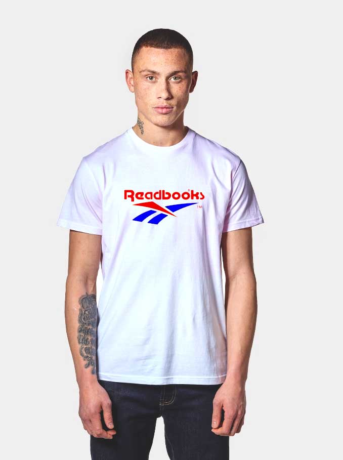 Get Buy Readbooks Reebok Parody T Shirt 