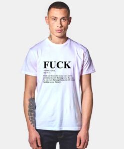 Fuck Verb Definition T Shirt