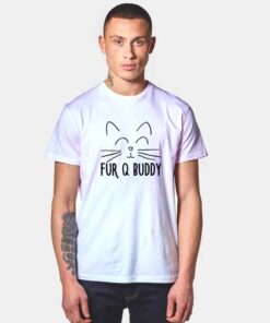 Fur Q Buddy Cat Face T Shirt