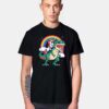 Unicorn Ride T-Rex Dinosaur T Shirt