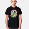 Unicorn Ride Triceratops T Shirt