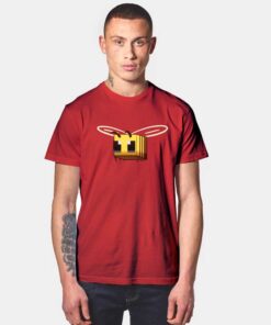 8-bit Bee Minecraft T Shirt