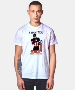 Captain America I Want You T Shirt