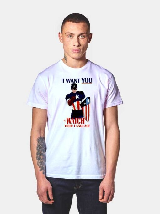 Captain America I Want You T Shirt