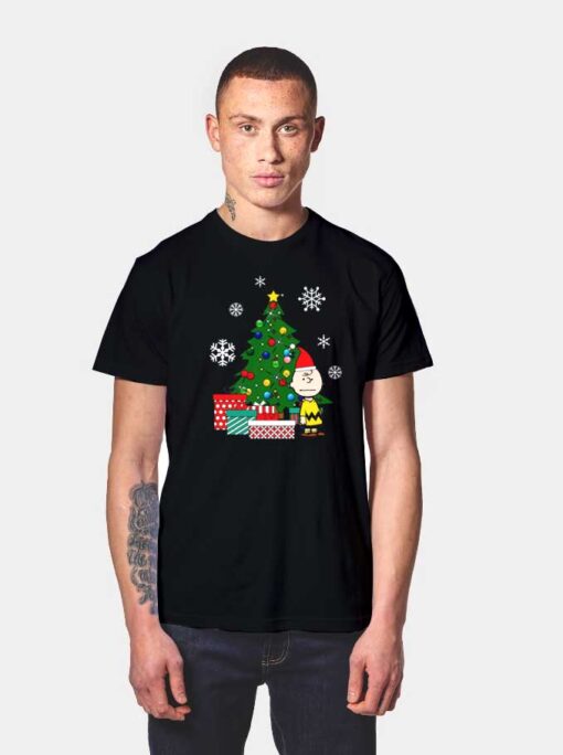 Charlie Brown And Christmas Tree T Shirt