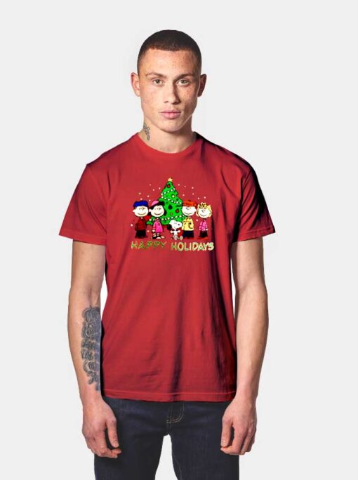 Christmas Snoopy Happy Holiday T Shirt