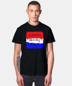Country Before Party T Shirt
