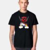 Deadpool Riding A Unicorn T Shirt