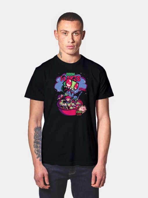 Doom Flakes Invader Zim T Shirt