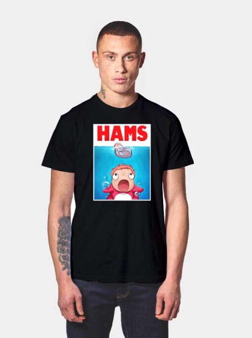 Hams Ponyo Parody T Shirt