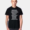 Kanye West And Other Rappers T Shirt