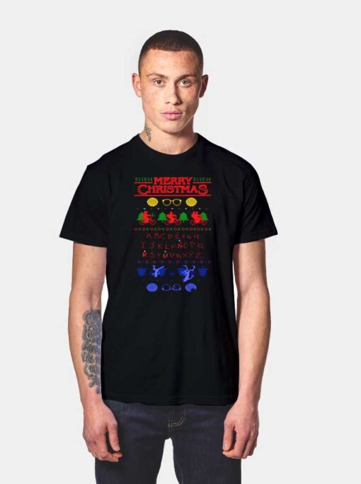 Merry Christmas Stranger Things T Shirt
