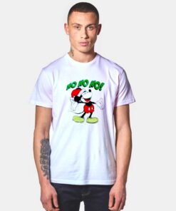 Mickey Mouse Ho Ho Ho Christmas T Shirt