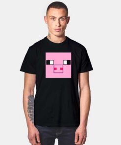 Minecraft Pig Face T Shirt