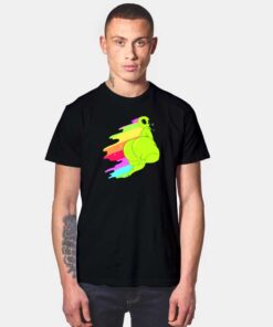 Rainbow Apple Bottom Alien T Shirt