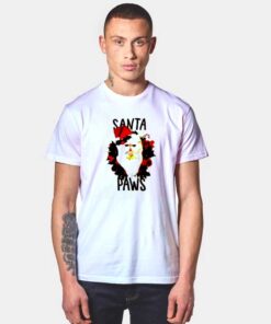 Santa Paws Cat T Shirt