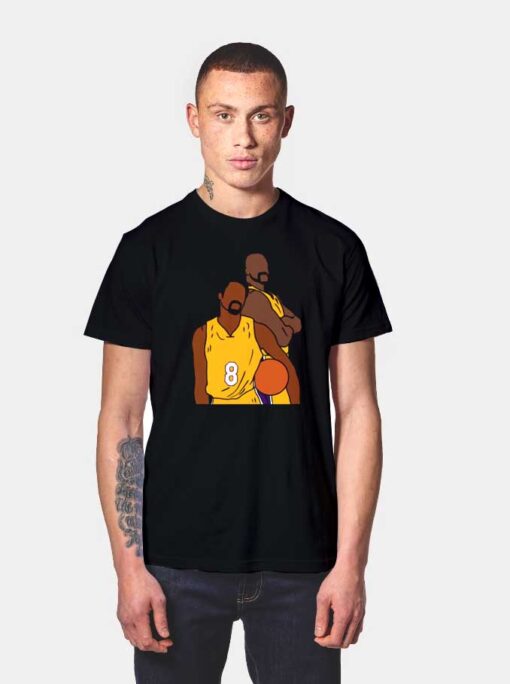 Shaq And Kobe NBA T Shirt