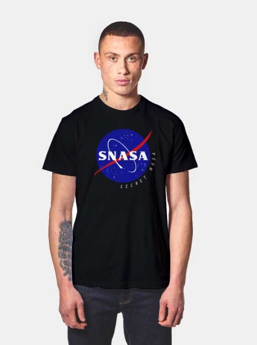Snasa Secret Nasa Logo T Shirt