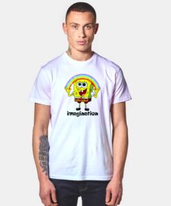 Spongebob Rainbow Imagination T Shirt