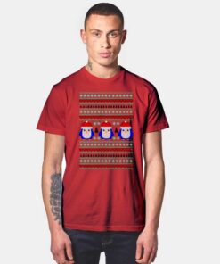 Christmas Penguin Ugly Sweater T Shirt