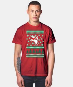 Christmas Unicorn Ugly Sweater T Shirt