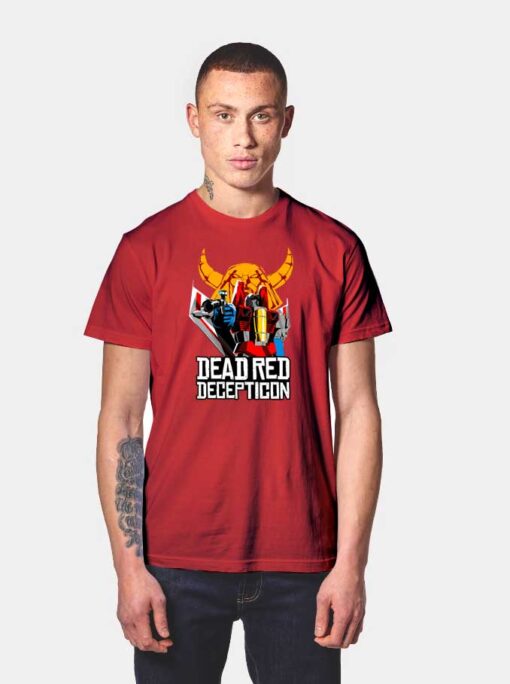 Dead Red Decepticon T Shirt