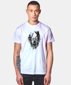 Dead Walker Zombie Head T Shirt