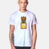 Groot Galaxy Power Up T Shirt