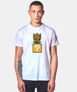 Groot Galaxy Power Up T Shirt