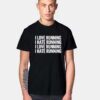 I Love And Hate Running T Shirt