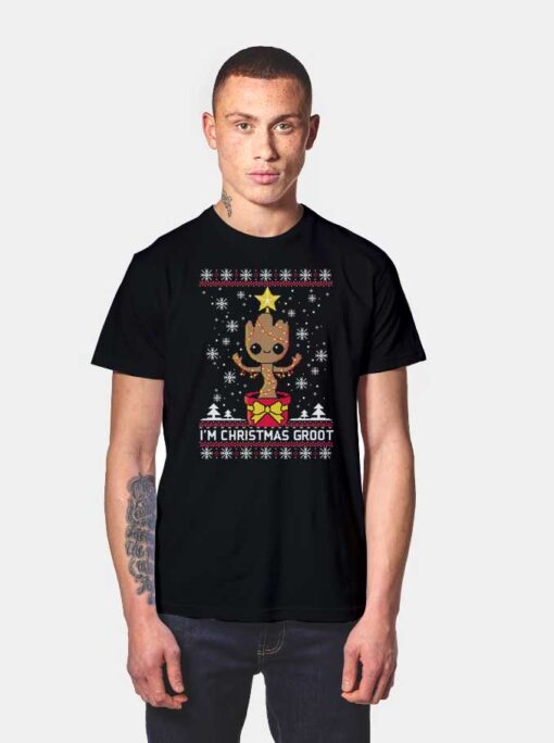 I'm Christmas Groot Tree T Shirt