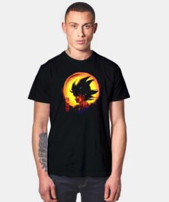 Japanese Son Goku Art T Shirt