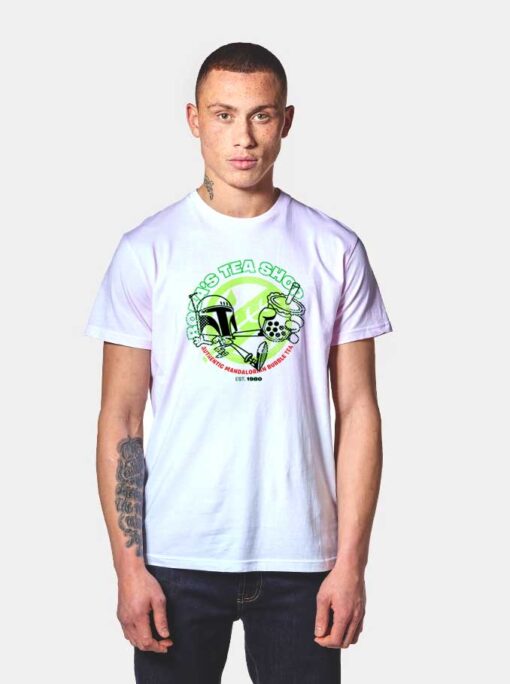 Mandalorian Boba's Tea Shop T Shirt