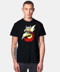 Marvel Thor Pikachu T Shirt