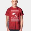 Merry Christmas Cat Sweater T Shirt