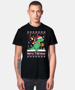 Merry T-Rexmas Christmas T Shirt