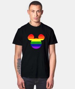 Mickey Mouse Face Gay T Shirt