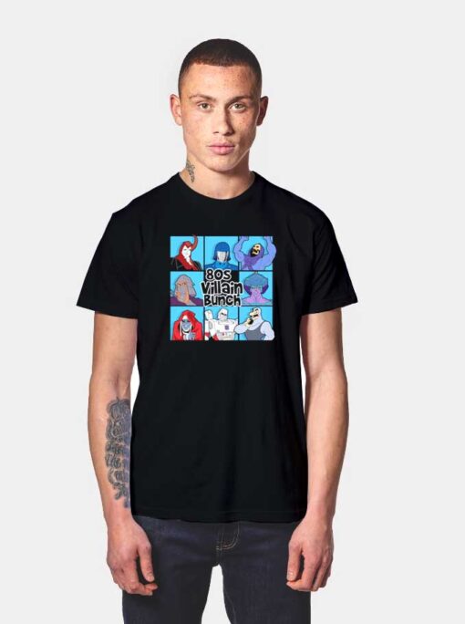 Movies 80s Villain Bunch T Shirt