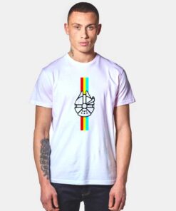 Retro Millenium Falcon Gay T Shirt