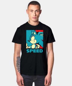Sonic Speed Poster T Shirt