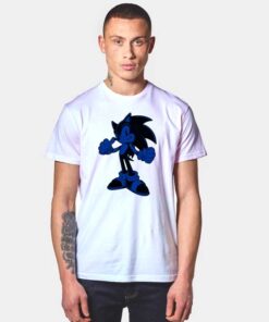 Sonic The Hedgehog Black And Blue T Shirt